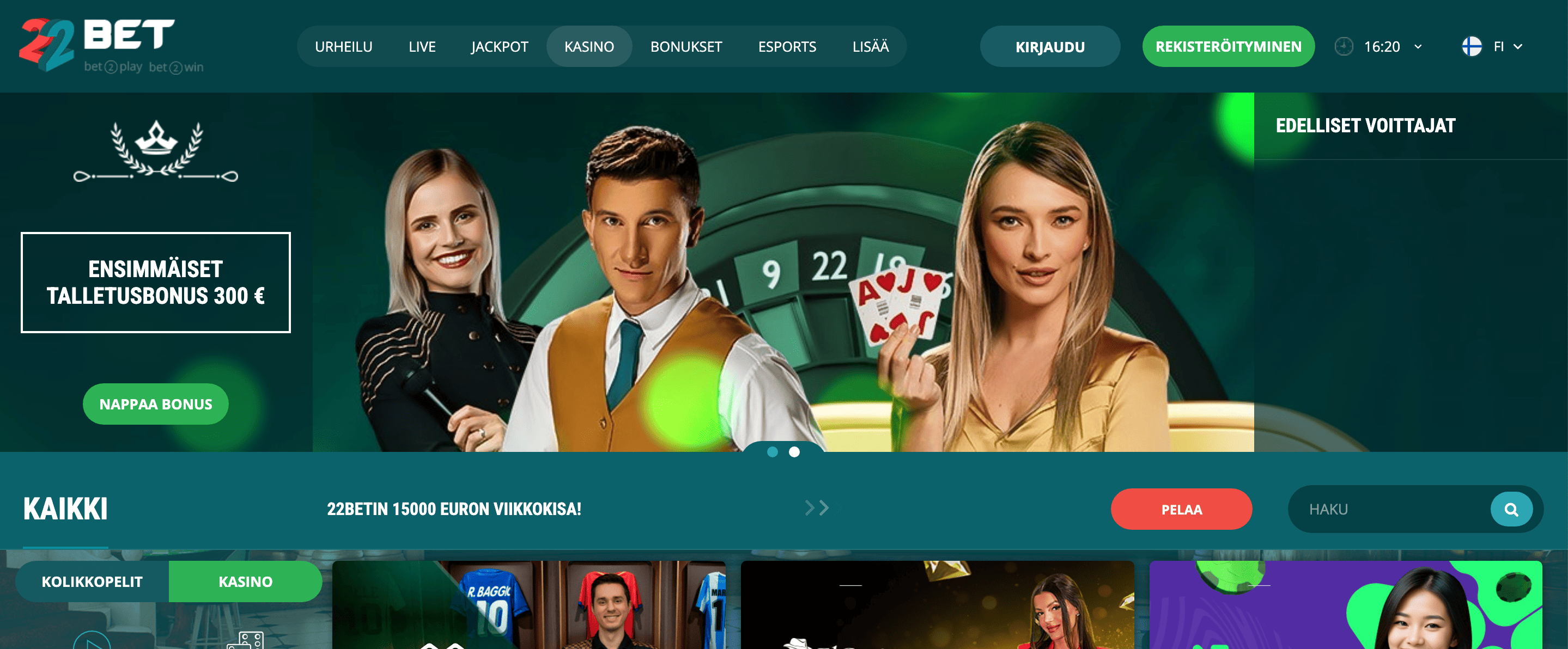 22Bet online kasino